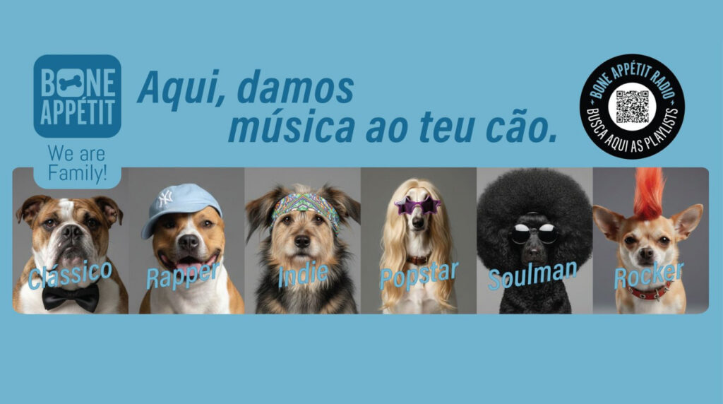 Aqui, damos música ao teu cão!